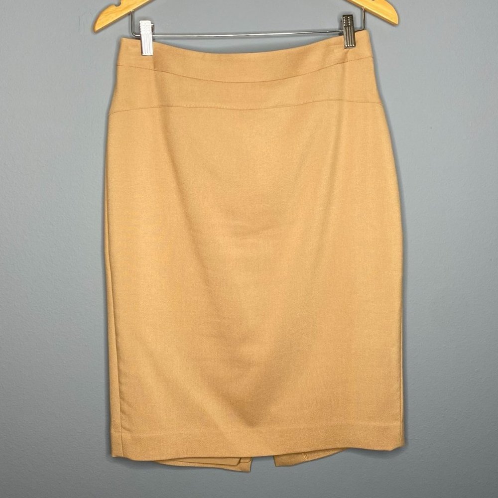 Ann Taylor | Tan Stretch Pencil Skirt​​